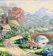 Dimensions 35019 English Valley Cottage