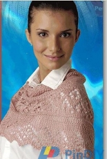La Vie en Rose Shawlette by Grace Karen Burns-English,Portuguese-Free
