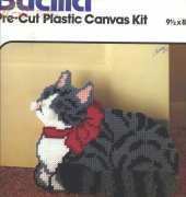 Bucilla-5805-Purrfect Doorstop-Plastic Canvas