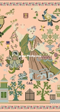 Sampler Middelburg 1977(The Netherlands) - Merklap Middelburg 1977 XSD