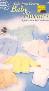 American School of Needlework 2201 - Gifts from Heaven Baby Sweaters
