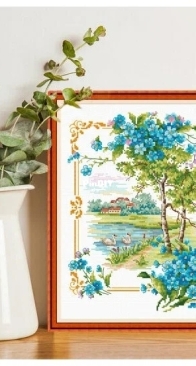 Multicolor / Многоцветница - МКН 83-14 - Native spaces. Forget-me-nots