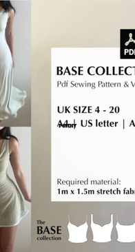 Cowl Neck - BASE collection 07 - Mai Ardour - Size 4-20 - English
