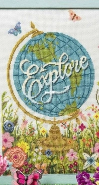 Where In The World - Explore Globe by Emma Congdon from Cross Stitcher 330 PCS + XSD