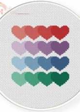 Daily Cross Stitch - Heart Pattern