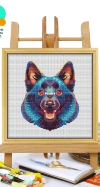 Awesome Pattern Studio - CS2138 - Mandala Schipperke XSD