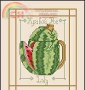 StitchWorld X-Stitch Fresh Fruit Teapots xsd