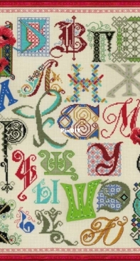 Riolis 1435 Alphabet/Alfavit Sampler XSD + PCS