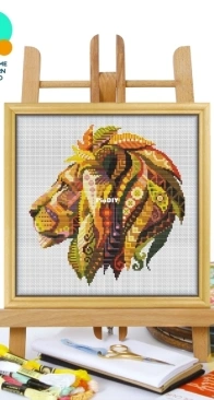 Awesome Pattern Studio - CS570 - Mandala Lion XSD