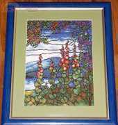 Tiffany Stained Glass Summer Hollyhocks from Kram z Robotkami 7-8 2004
