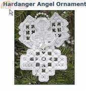 Hanky Panky Hardanger Angel Ornament