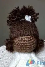 Cubby House Crochet - Veronica McRae - How to create an Up-do Hairstyle for your Doll - Free