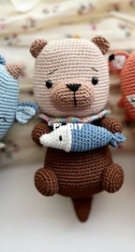 RNata - Natalia Ruzanova - Cuddling Toys : Dino, Fox and Otter