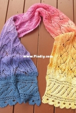 Commelina Scarf by Kelly McCraw-Free