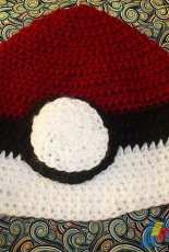 Knit Grit- Codi Hudnall -  Pokeball Beanie Hat - free