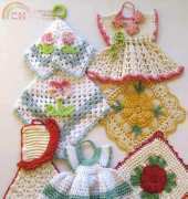 Maggies Crochet - Maggie Weldon - PB055 Premium Vintage Potholders