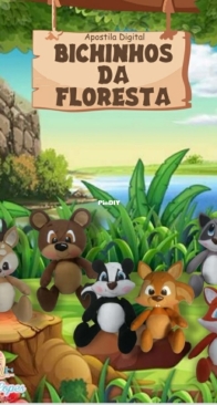 Atelie Feltros Magicos - Fran Lopes - Forest Animals - Bichinhos da Floresta - Portuguese