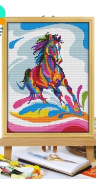 Awesome Pattern Studio - CS498-2 - Horse Watercolor XSD