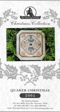 The Marking Samplar - Christmas Collection - Quaker Christmas 2005 by Darlene Lara