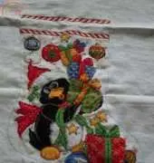 christmas stocking I made for charity