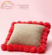 Bernat... Pom Pom Pillow