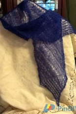 Summers Glory-Azure Shawl by Deborah Wilson-Free