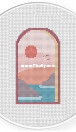 Daily Cross Stitch - Window With A View