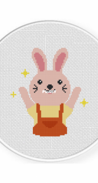 Daily Cross Stitch - Rabbit Hooray