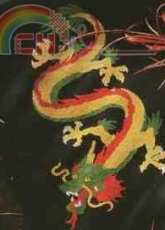 Chinese Dragon on black