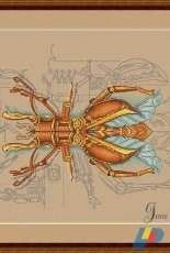 MiAxStitch - Bug Steampunk by Jane Eyre / Minasyan Yana