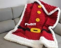 The Easy Design - April Miller - Santa Blanket/Throw