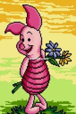 Piglet with "Winnie the Pooh" by Aslynn Foreignet
