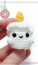 Delinlea - Danielle - Blogmas 2020 - Candle Amigurumi - Free
