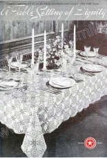 American Thread Company - A Table Setting of Dignity -  Star Leaflet No. 72 - 1938