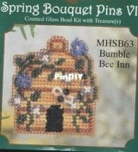 Mill Hill Spring Bouquet Pins VIII MHSB63 Bumble bee Inn