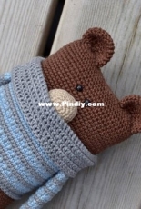 Little Happy Crochet - Tine Nielsen - Toby the bear