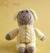Lion Brand-Martha Stewart Crafts-L10128-Cute Cabled Lamb-Free