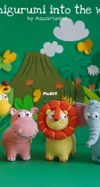 Aquariwool - Nguyễn Thanh Hương - Amigurumi Into The Wild-Bundle - English