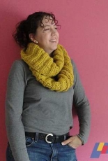 Procragratification Infinity Scarf/Cowl by Denise Twum / NiseyKnits -Free