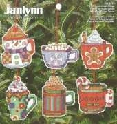 Janlynn 021-1413 Christmas Cocoa Mugs PCS
