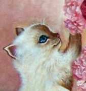 HAED HAEAJMTT 208 Tiny Treasures Kitten 1 by Judy Mastrangelo