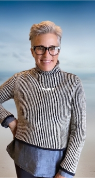 Rhumb Line Sweater by Beth MacDonald Stone