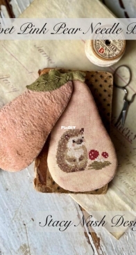 Stacy Nash Designs - Velvet Pink Pear Needle Book