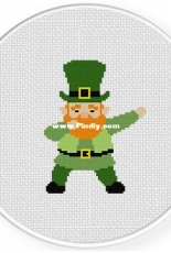 Daily Cross Stitch - Leprechaun Dab