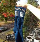 Tardis Socks (My Version) by Amelie BJ - Free
