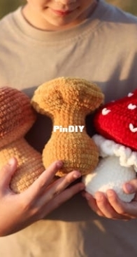 Isaeva Toys _ crochet mushroom pattern set _ English