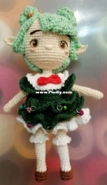 Amigurumi Doll - Xmas Tree Elf