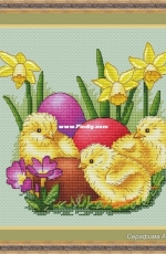 Easter Chickens by Serafima Abramova / Серафима Абрамова