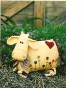Calico Farm Designs - Lazy Daisy Cow