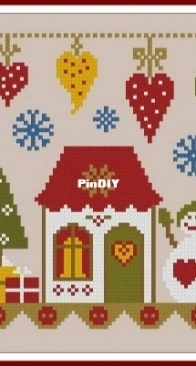 Cross Stitch Verbena - Christmas Tale by Irina Veber